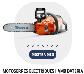 Motosierra eléctrica y motosierra a batería